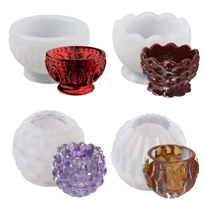 Round Storage Box Gypsum Silic - огляд і ціна Coaster Mold Round