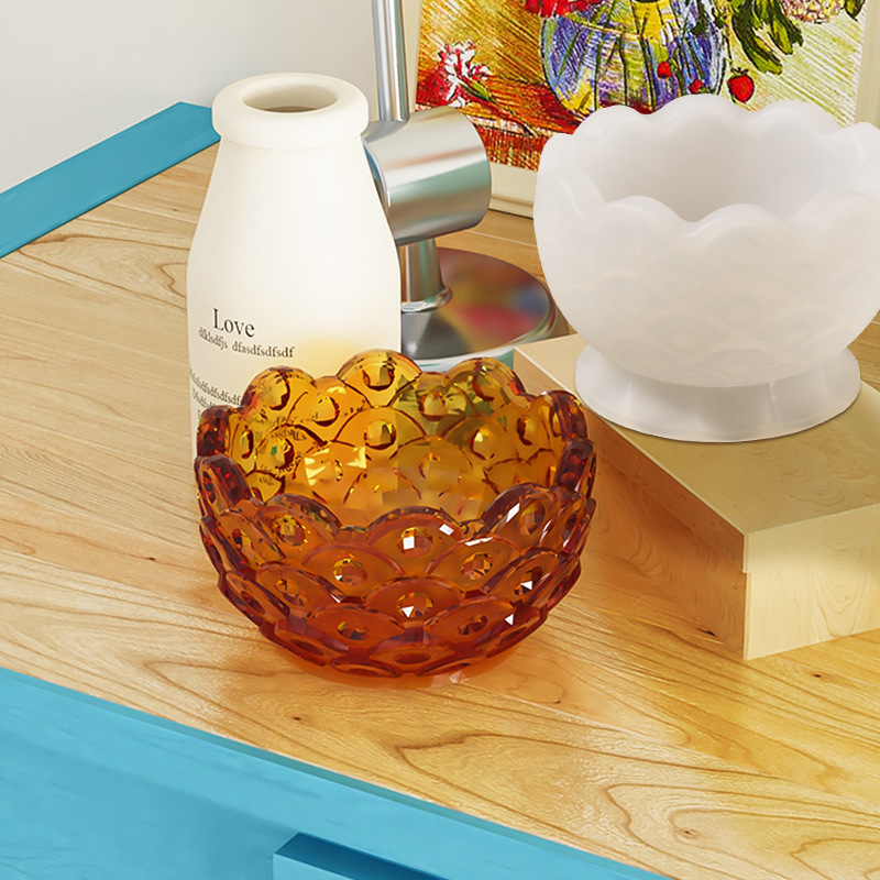Round Storage Box Gypsum Silic - огляд і ціна Coaster Mold Round