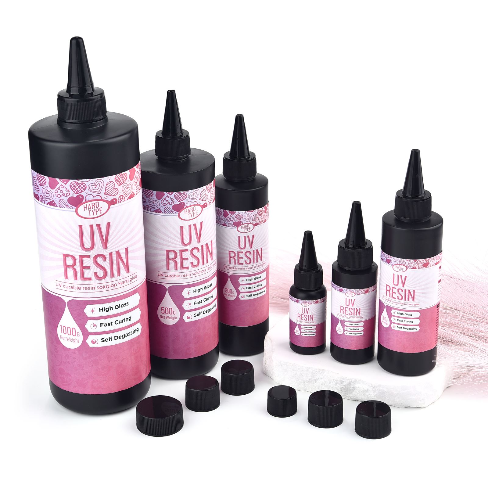 20-1000g High Transparent Quic - огляд і ціна Epoxy Uv Resin Kit