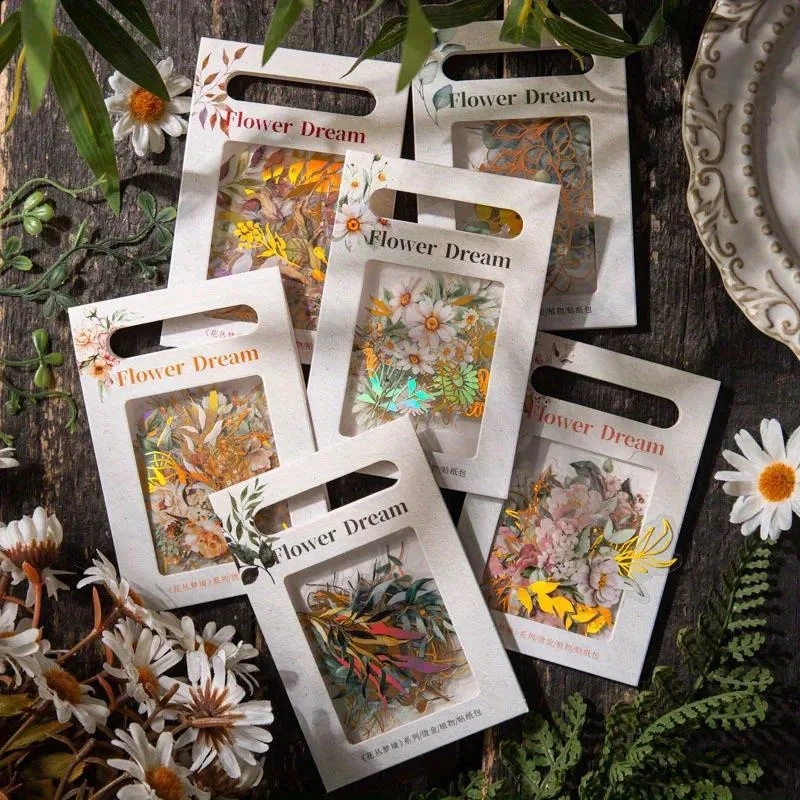 Vintage Botanical Sticker Flak - огляд і ціна Gold Foil Flakes