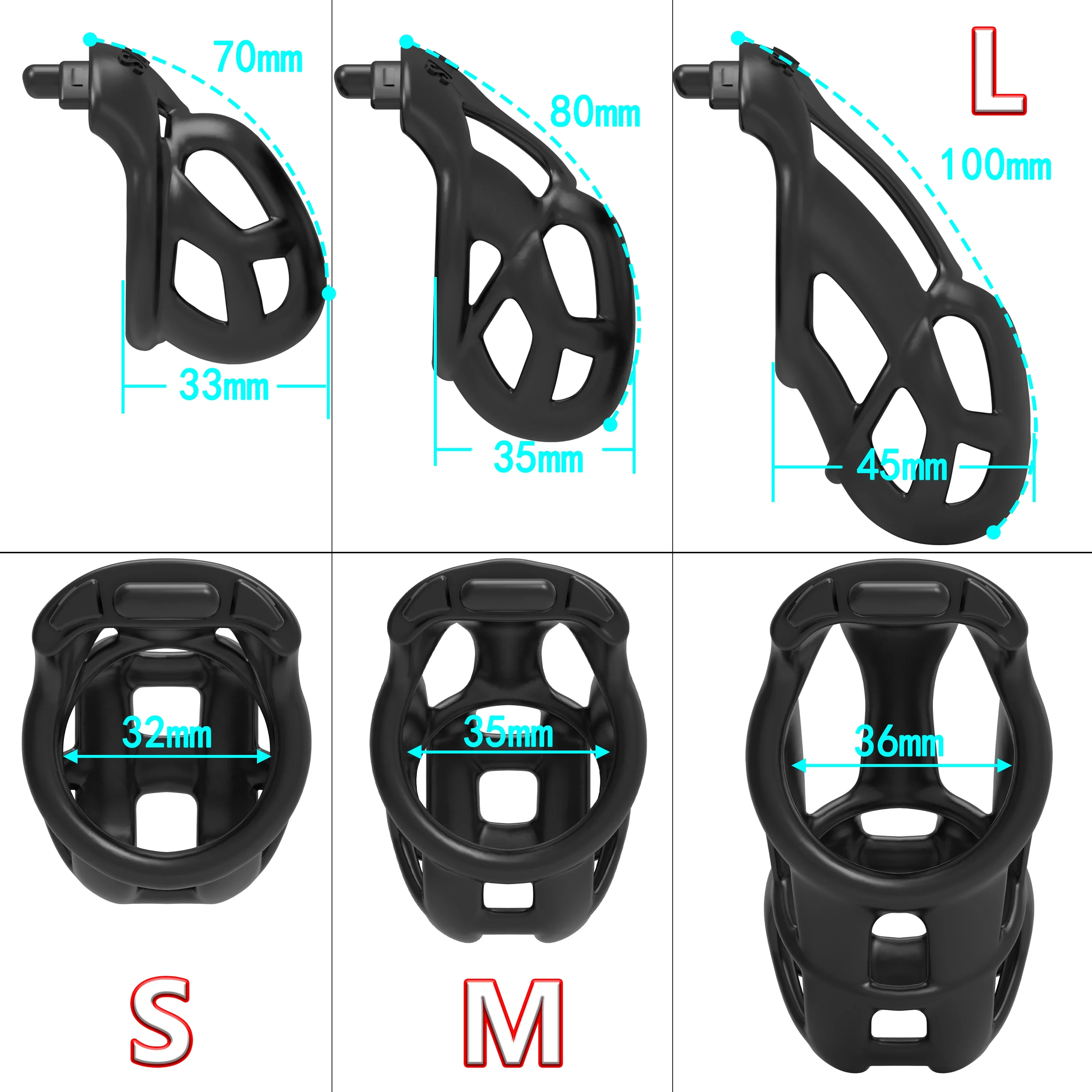 New 2.0 Arc Ring Chastity Cage - огляд і ціна Crafting Resin