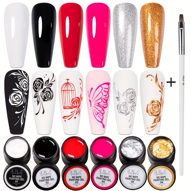 AWStorG 7Pcs/Set Not Flowing 4 - огляд і ціна Resin Glitter Pack