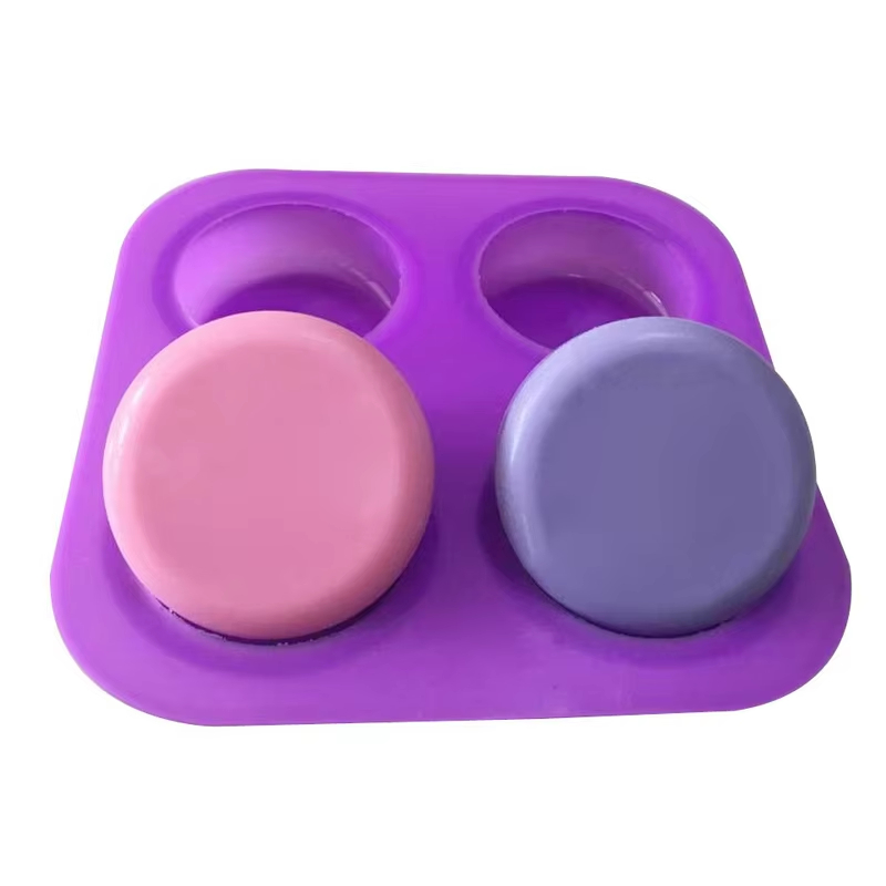 1-2 PCS 4 Cavity Reusable Roun - огляд і ціна Coaster Mold Round