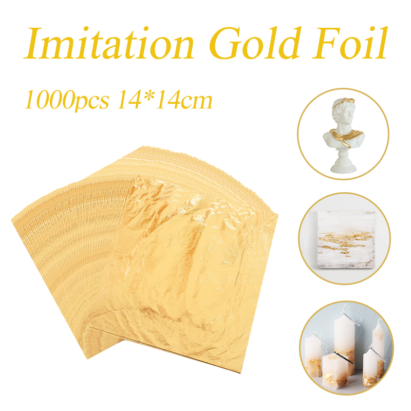 Imitation Gold Leaf Foil Sheet - огляд і ціна Gold Foil Flakes