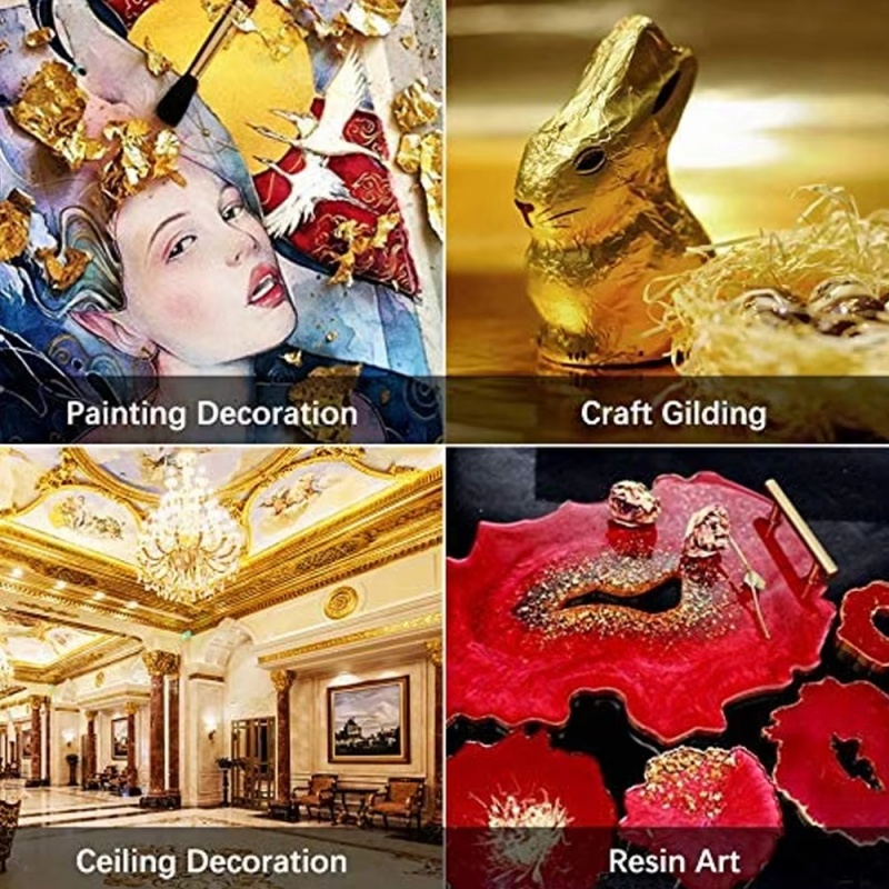 100pcs Imitation Gold Sliver C - огляд і ціна Gold Foil Flakes