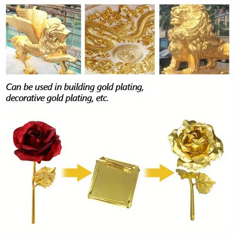 100pcs Imitation Gold Sliver C - огляд і ціна Gold Foil Flakes