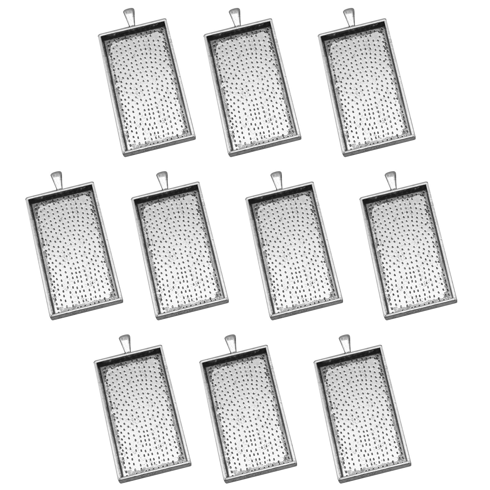 10Pcs Alloy Pendant Trays Vint - огляд і ціна Bezels Set Pendant